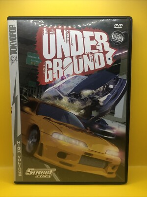 Street Fury: Underground (DVD, 2004, TokyoPop) OOP HTF Complete w/insert