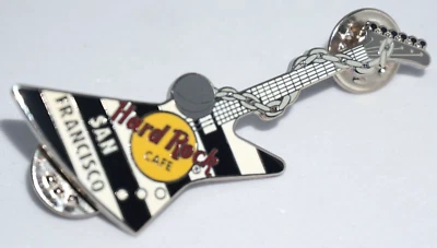 Hard Rock Cafe : Vintage HRC San Fransisco "Alcatraz Prison" guitar pin - Image 1 of 2