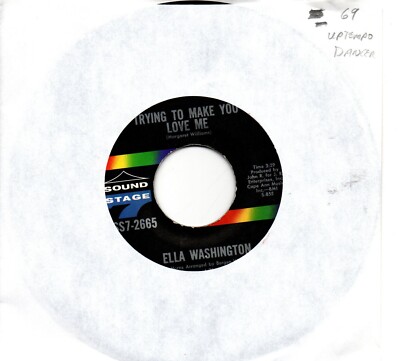 Ella Washington:Trying to make you love me/I can't afford to lose him:US:1969
