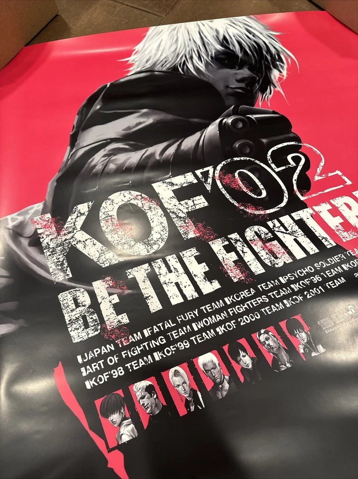 Оригинальный винтажный плакат 2002 The King of Fighters 27 x 38 SNK Neo Geo SNK Eolith - Изображение 2 из 4