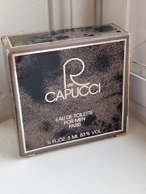 VINTAGE CAPUCCI R DE CAPUCCI EAU DE TOILETTE SPLASH FOR MEN 5ML