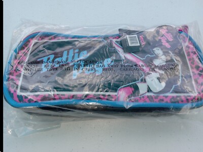 NECA Bettie Page Pin-up Cosmetic Make Up Bag Purse Wallet Handbag&Strap Trl7#17