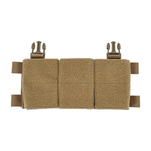 Tactical 5.56 Triple Magazine Pouch Mag Bag Hunting Vest Front Panel Hook & loop - Picture 11 of 14