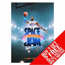 SPACE JAM 2 BB1 LEBRON JAMES POSTER ART PRINT A4 A3 SIZE BUY 2 GET ANY 2 FREE