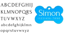 Dog Tag, Aluminium Personalized Pet Tags, Custom Text,Anti-Loss ID Cat Dog Tags