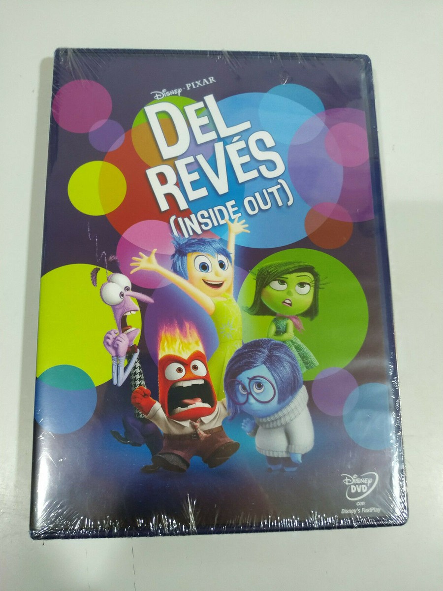 Del Reves Inside Out Disney Pixar - DVD Region 2 Español Ingles