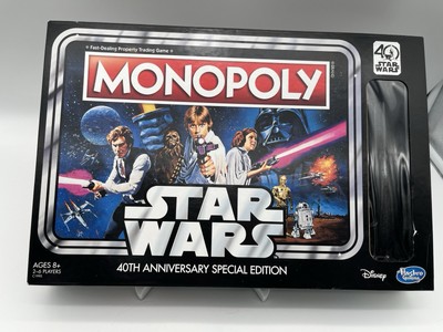 Star Wars Monopoly 40th Anniversary Special Edition COMPLETE
