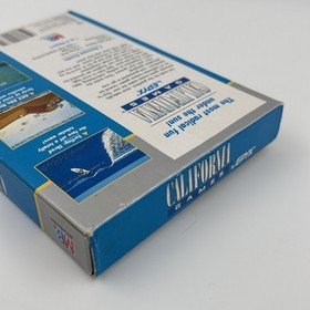 RARO DE COLECCI&Oacute;N Juegos de California Nintendo NES Completo En Caja Con P&oacute;ster Buena Caja de Videojuegos