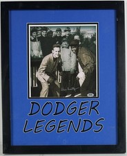 VIN SCULLY SIGNED AUTO AUTOGRAPH JACKIE ROBINSON PHOTO BRO DODGERS HOF PSA/DNA