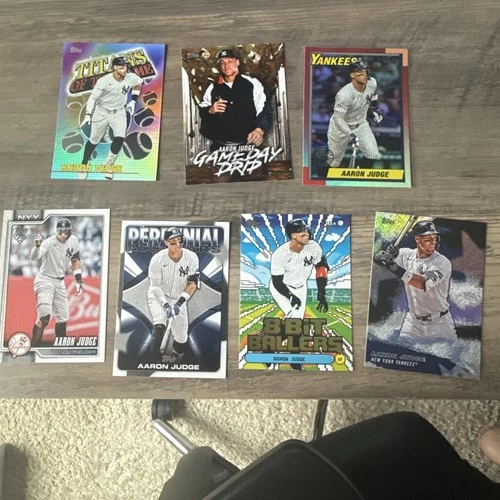 2026 Topps Aaron Judge 7 Card Lot