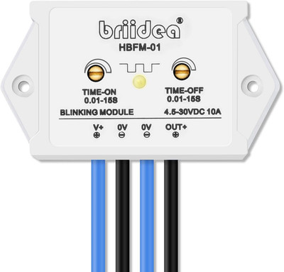 10 Amp Blinking Flasher Module DC 4.5-30V Suitable for Various Warning Lamp, Wat