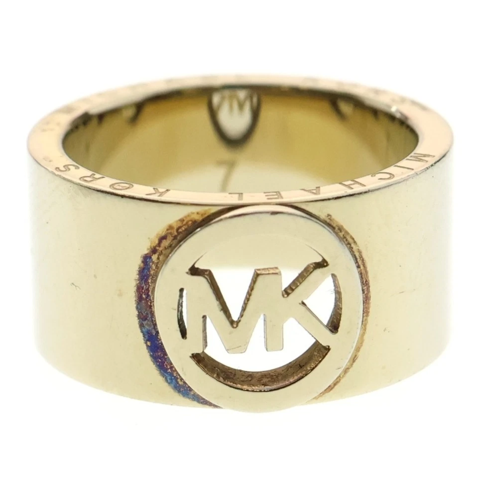 Anillo con logotipo de MICHAEL KORS oro GP #7 usado 32a50abdb0eaf4f0e9368be137c644a8 Foto 4 de 4