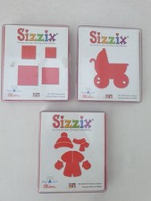 Sizzix Originals x 3 - Craft Die Cutters All in very Good Condition 