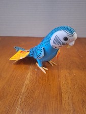 Vtg 1989 Steiff Hansi Blue Budgie Parakeet 033308 All ID Tags Trevira Velvet