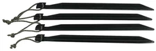 LiteFighter T-Stakes, Set of 4, Black, 11.75in x 0.75in, TB1104-BLK