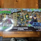 TMNT Teenage Mutant Ninja Turtles 1988 Remastered 6 Action Figure -Pack