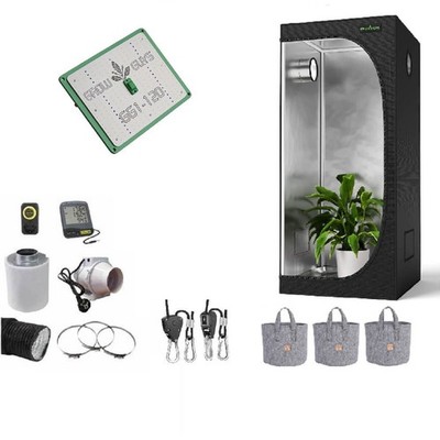 Growbox Komplettset LED 120W für 3 Pflanzen 60cm x 60cm x 180cm Samsung LED´s