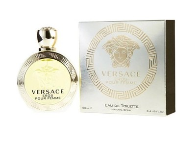 Versace Eros Pour Femme 3.4 oz EDT Spray Womens Perfume 100ml NIB