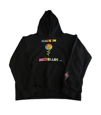 J Balvin x Takashi Murakami Made in Medellin Hoodie Sweatshirt Mens XL Reggaeton