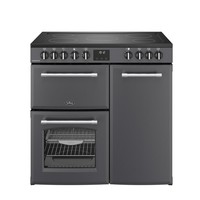 Belling Farmhouse 90cm Electric Range Cooker 5 Zone Anthracite 90E