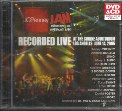 J C PENNEY JAM - CONCERT FOR AMERICAS KIDS (CD + DVD 2006 STILL SEALED)