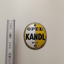 Original Händler Plakette Opel Kandl Wien Em...