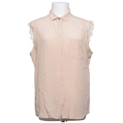 Custommade, Top, Größe: 40, Beige, Polyester/Seide, Einfarbig, Damen #JlR