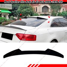 Heckspoiler Spoilerlippe SCHWARZ GLANZ für Audi A5 8T Coupe ab 2007-2016 DHL