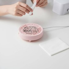 Mini Nail Dust Extractor Strong Suction Manicure Dust Vacuum Low Noise