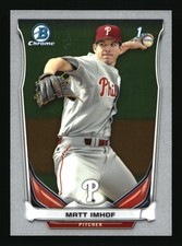 2014 Bowman Draft Chrome  Matt Imhof #CDP45 Philadelphia Phillies