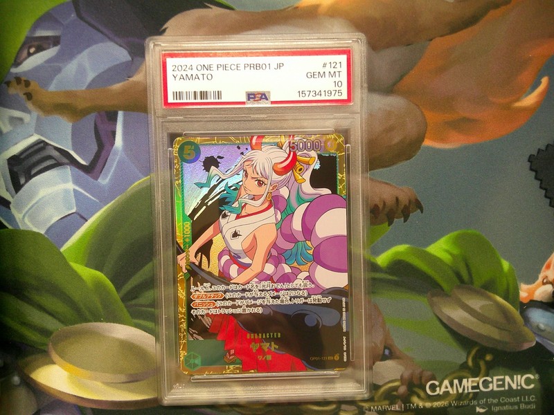 PSA 10 Yamato OP01-121 Romance Dawn Foil Japanese One Piece