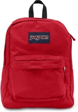 JanSport T501 Superbreak Backpack Bag- Red Tape NEW