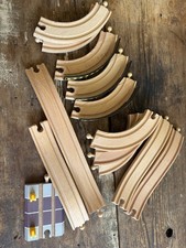 Kidkraft Wooden Train Tracks-Fits BRIO Thomas Track 13 Piece Set 