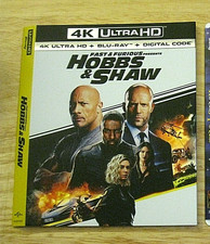 HOBBS SHAW 4K Blu ray slipcover
