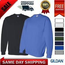 Gildan Adult DryBlend Fleece Crew Neck Long Sleeve Top Sweatshirt 12000