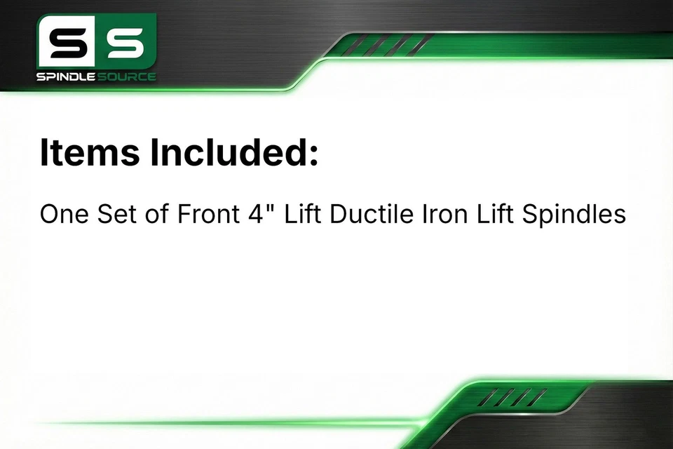 4" Lift Spindles Suspension Lift Knuckles FOR 2001 - 2009 Ford Ranger 2WD - Image 3 of 4