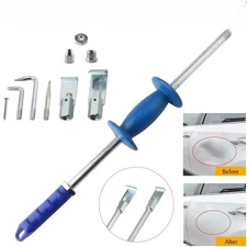 9PCS Heavy Duty Dent Puller Slide Hammer Kit Car Body Sheet Metal Repair