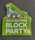 Geocaching Block Party 2014 Geocoin - Activated & Adoptable - TB6NKE1 — photo 1