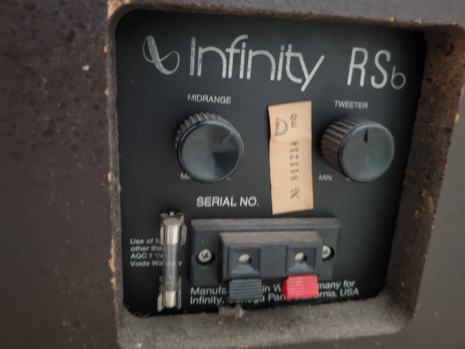 casse e diffusori hi-fi vintage Infinity RSb - Immagine 2 di 4