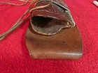 Western Style Single Loop Holster w/ Floral Tooling Brown Leather (#229B) — photo 6