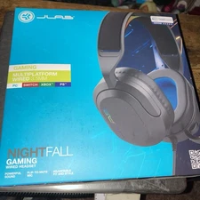 JLab Nightfall Wired Gaming Headset Over Ear, Boom Mic, PS5, PS4, XBox, PC