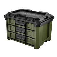BUNKER Load-Up Stacking 3 Drawer Tool Box, 570mm