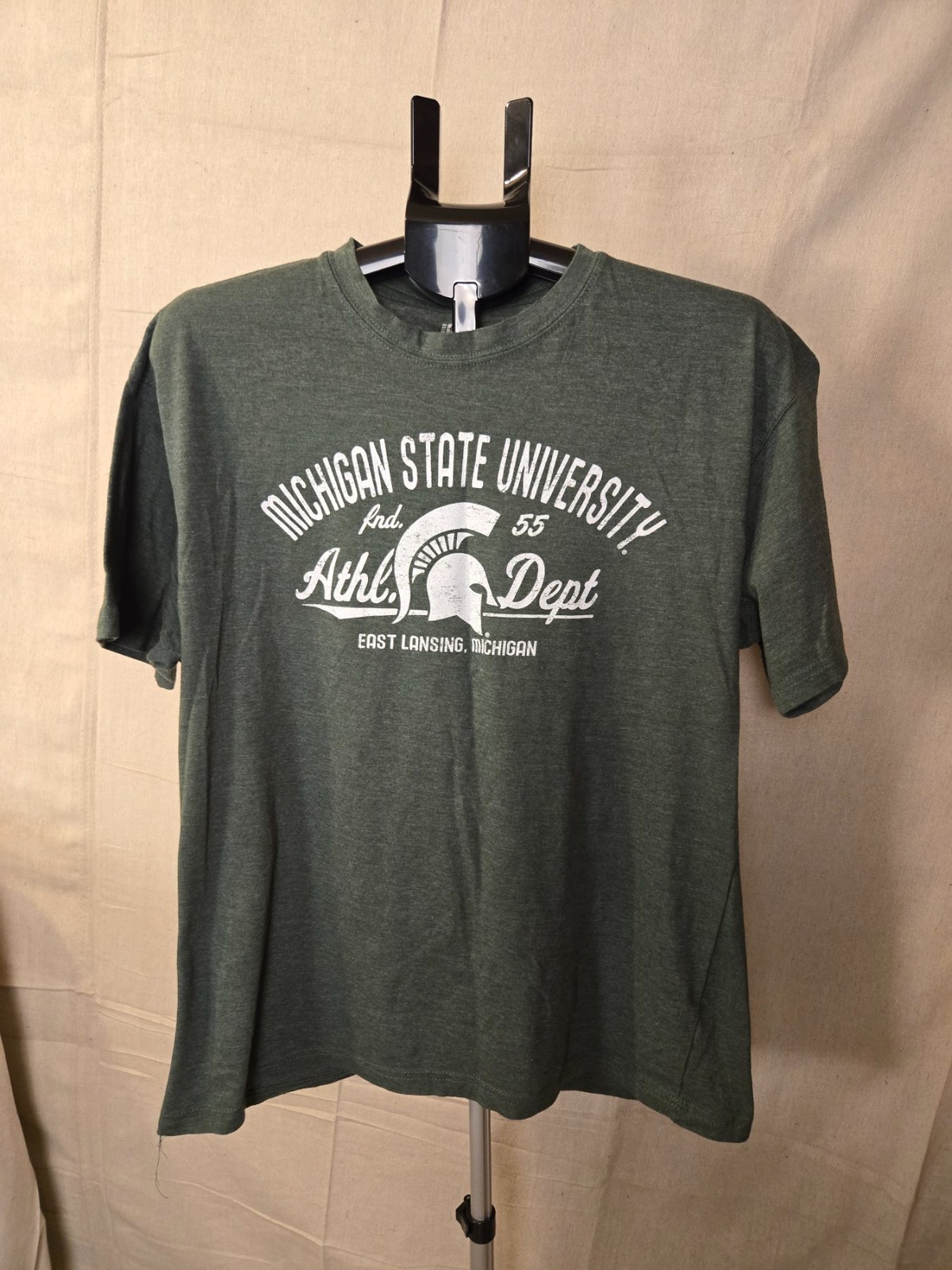 J. America Vintage Michigan State University Athletic Dept T-Shirt XL Green
