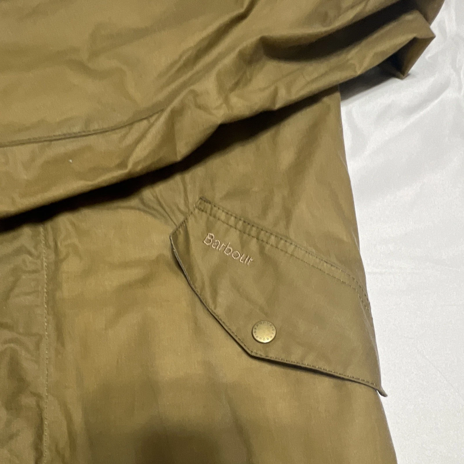 Barbour Lightweight Prestbury Waxed Cotton Jacket Men’s M Brown MWX1466SN31 - product detail image 5