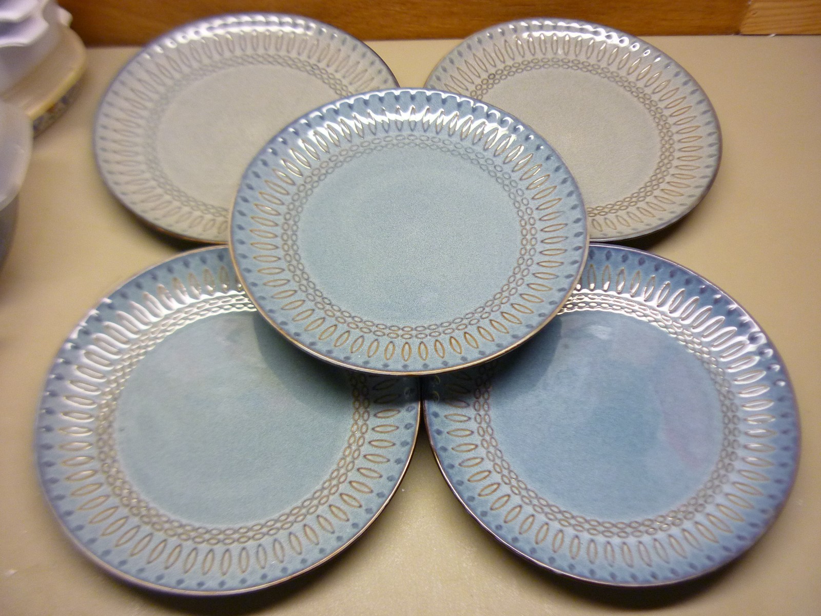 Of 5 Dinner Plates 10-5/8"