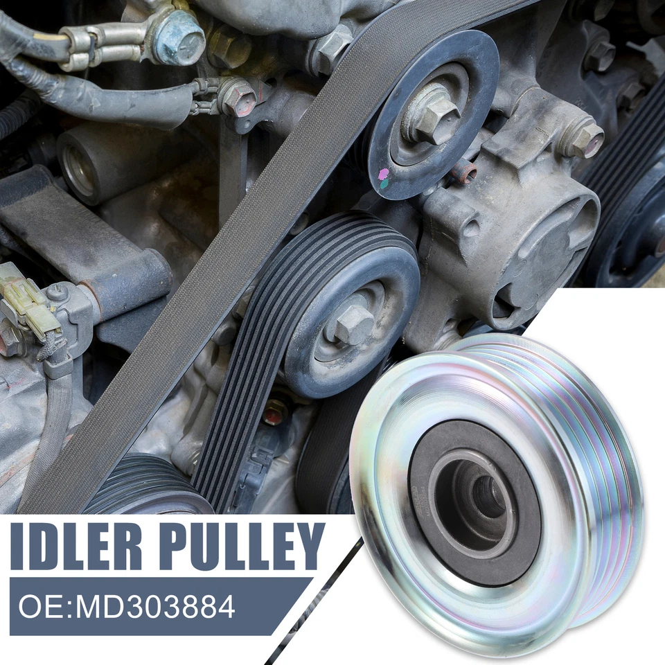 MD303884 Car Accessory Drive Belt Idler Pulley for Mitsubishi Montero Sport - Image 2 of 4