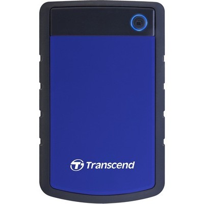Transcend StoreJet TS1TSJ25H3B 1 TB Portable Hard Drive - 2.5  External - SATA