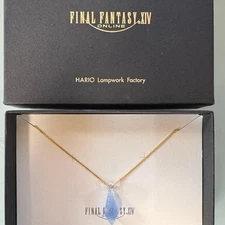 HARIO Final Fantasy XIV Mothercrystal Necklace Lampwork Glass Pendant