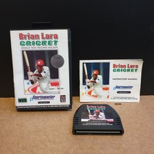 Thumbnail of ebay&reg; auction 406924448885 | Brian Lara Cricket - Sega Mega Drive PAL komplett mit Handbuch - getestet