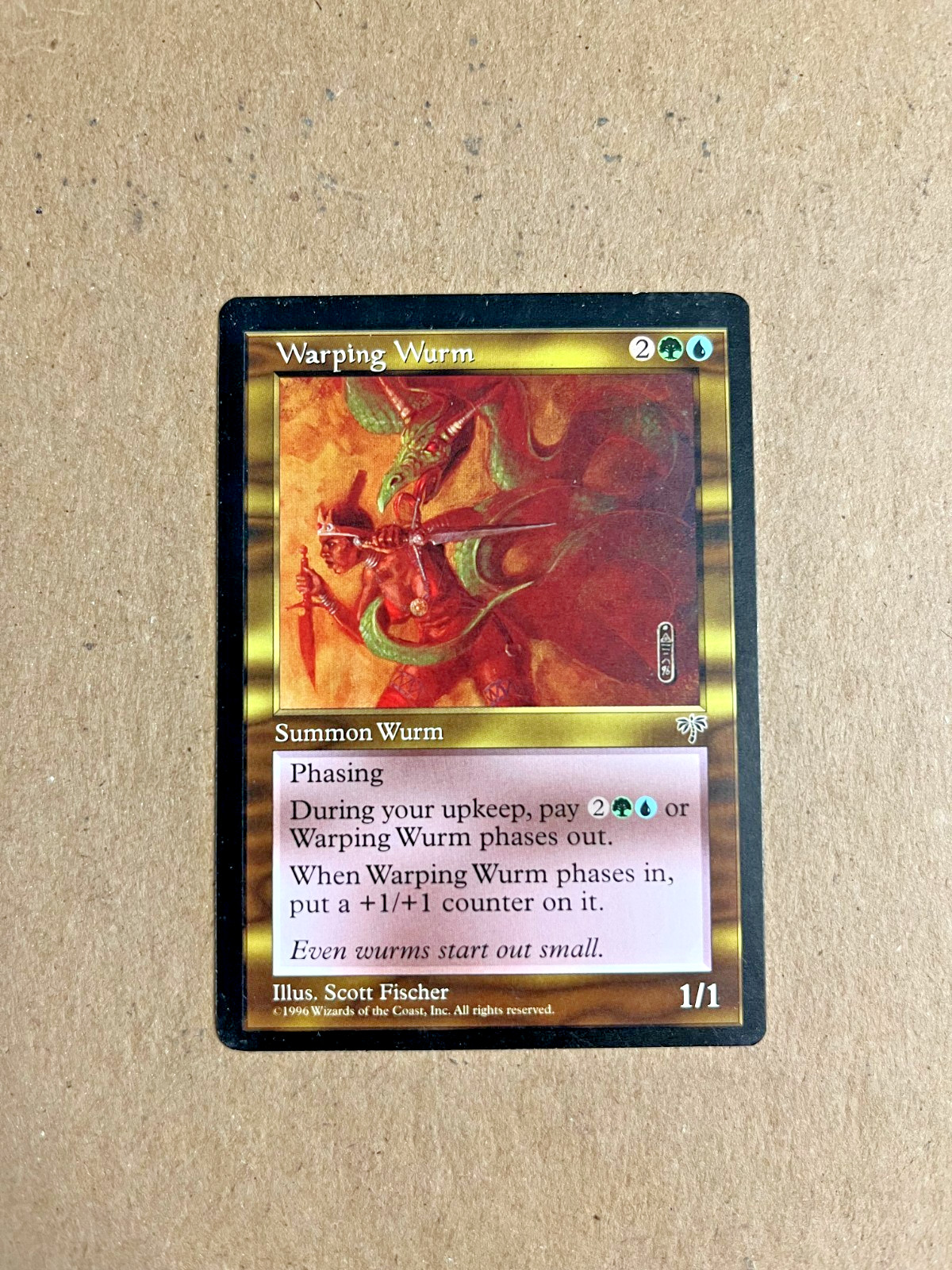 MTG Mirage Warping Wurm